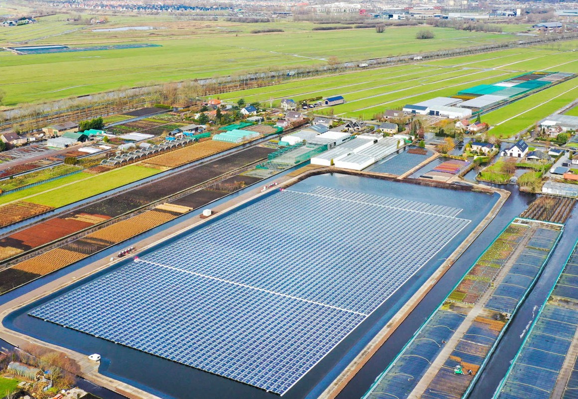 Floating solar (FPV) park Boskoop