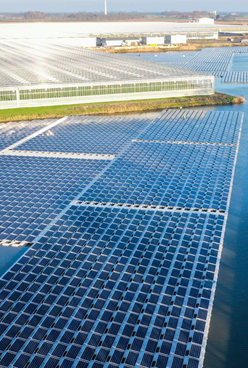 Seaflex moored floating solar array